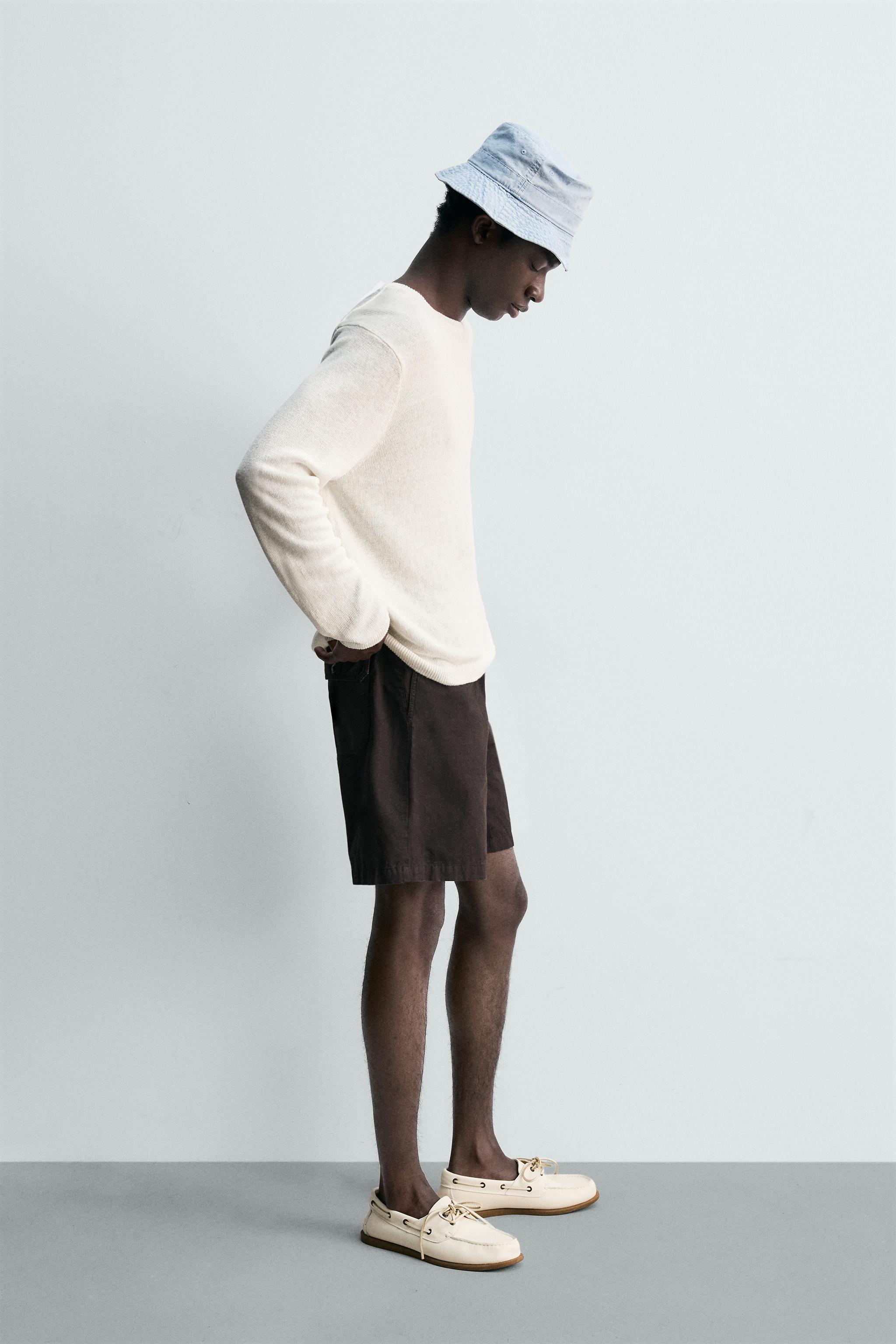 REGULAR FIT 100% LINEN JUMPER